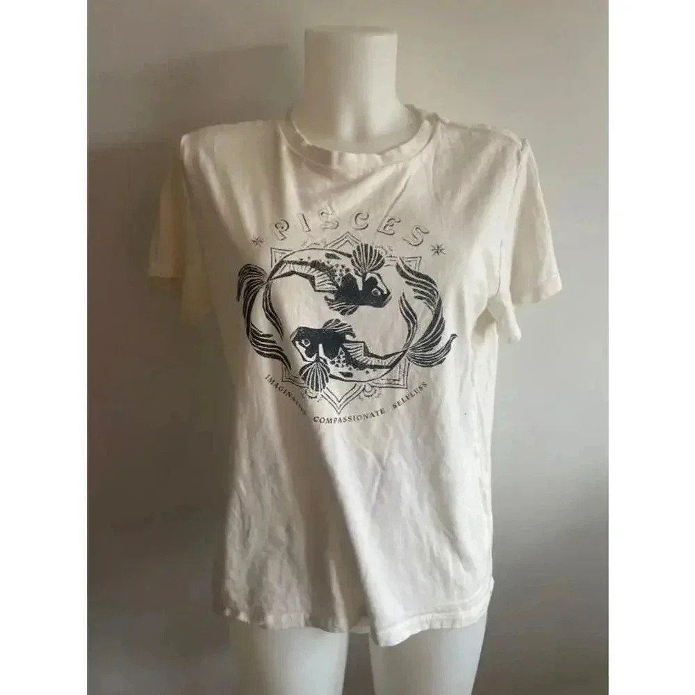 Women's Grayson Threads Pisces T-Shirt‎ - Size XL - White